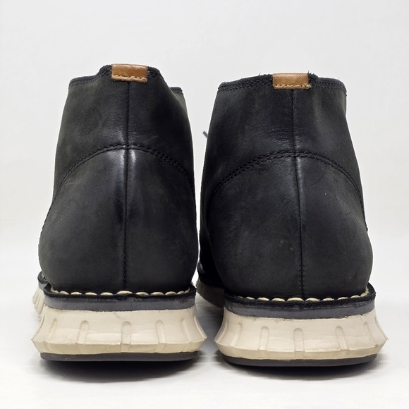 Cole Haan Zerogrand Chukka Boots Men\'s Size 9.5 Black Leather Ankle C22148 main image 5